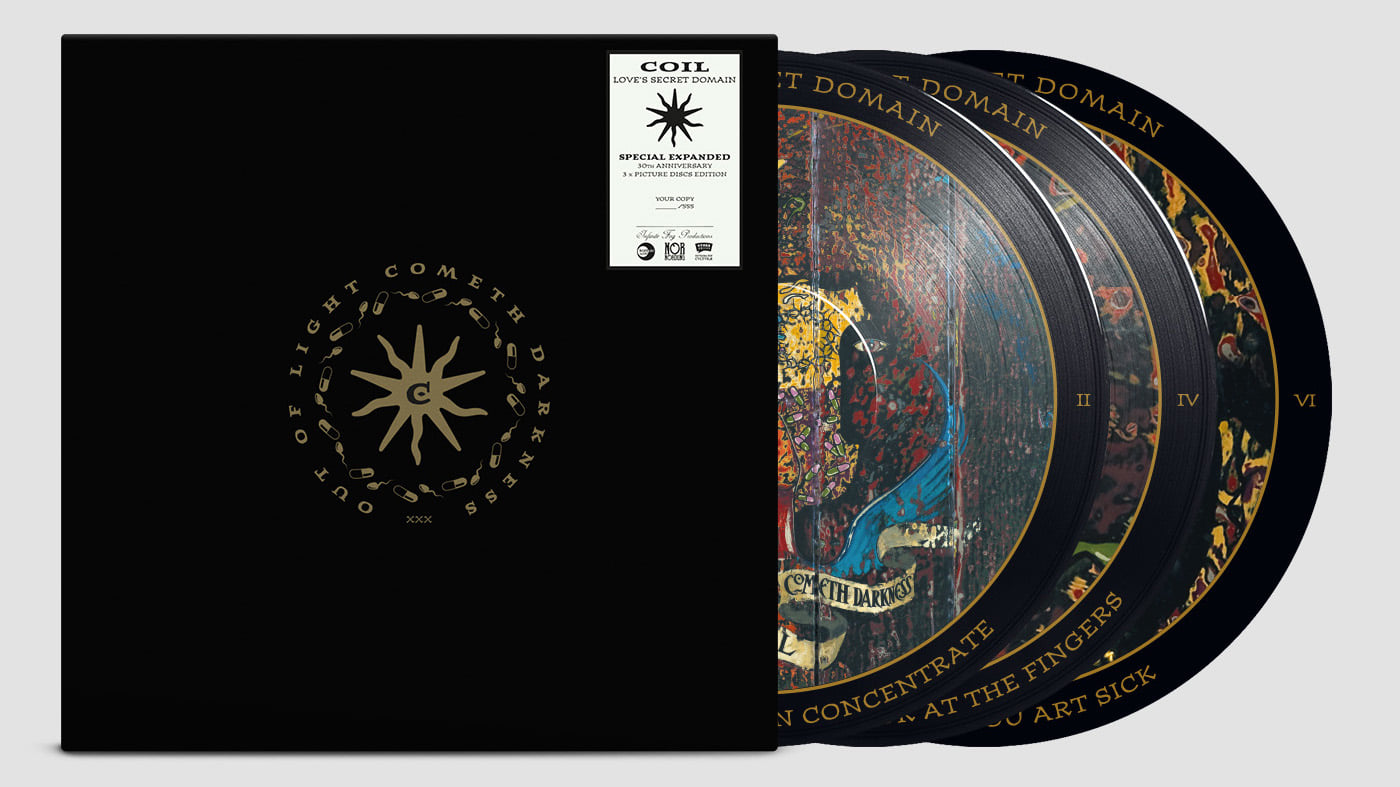 Coil - Love's Secret Domain (30th anniversary edition) 3 Picture LP