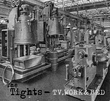 The Tights  - TV, Work & Bed (Black Vinyl )