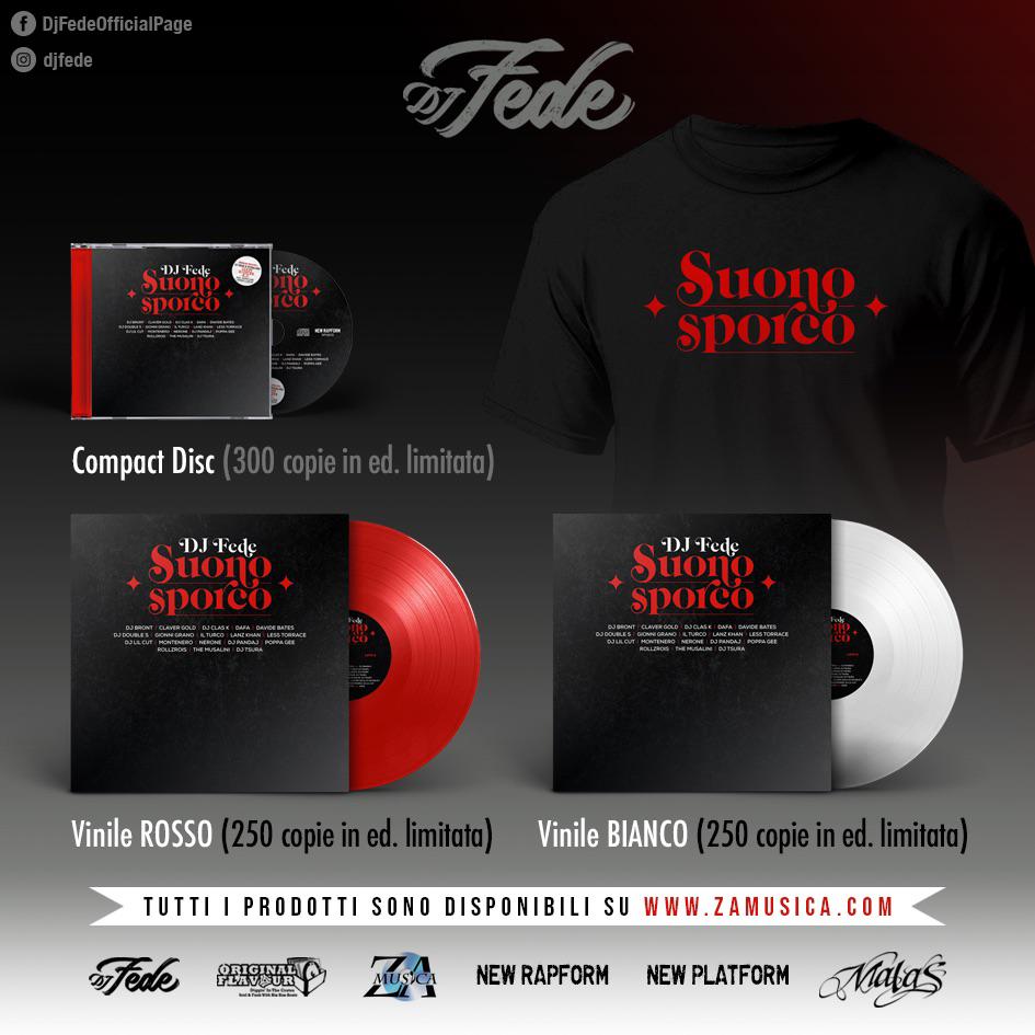 Dj Fede - Suono Sporco CD + T-Shirt (UltraLimitedEdition) 